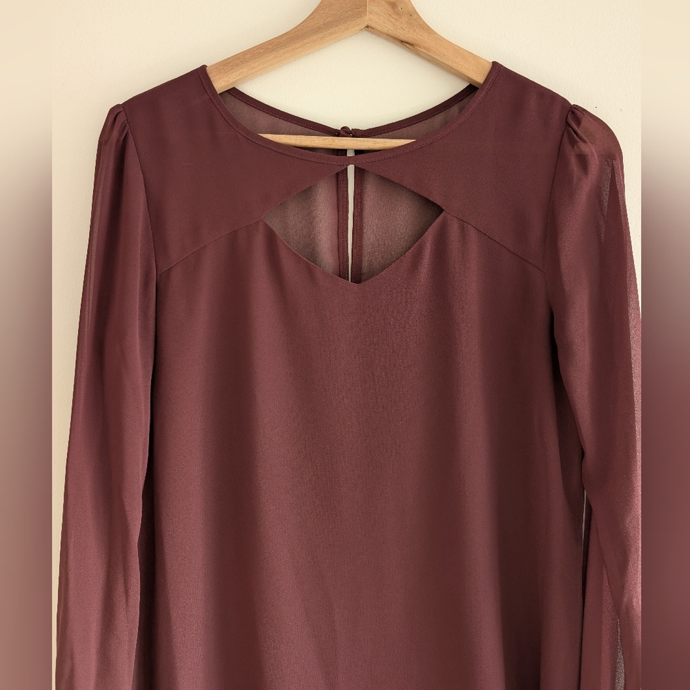 BCBGeneration Deep Burgundy Dress